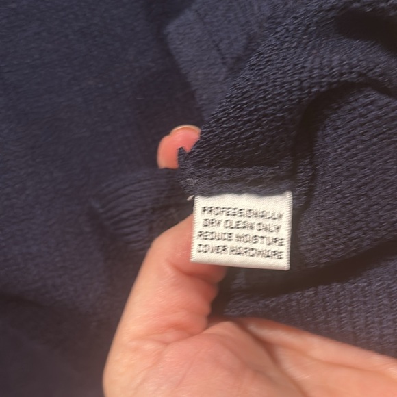 ST. JOHN Nautical sport vintage Navy sweater vest size PS - Picture 8 of 9